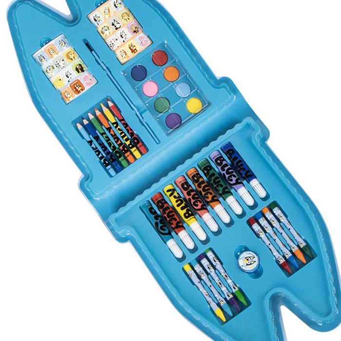Caixa com Material de Pintura e Autocolantes Bluey