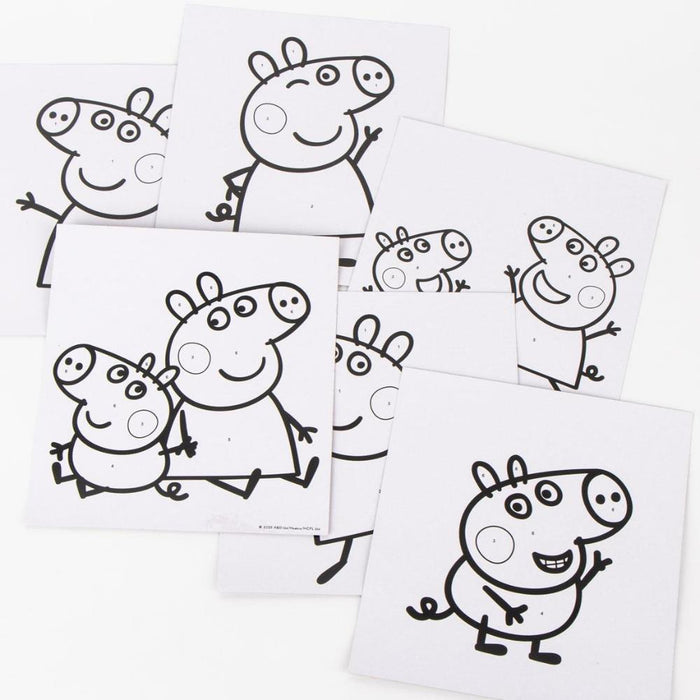 Conjunto para Colorir por Números Peppa Pig
