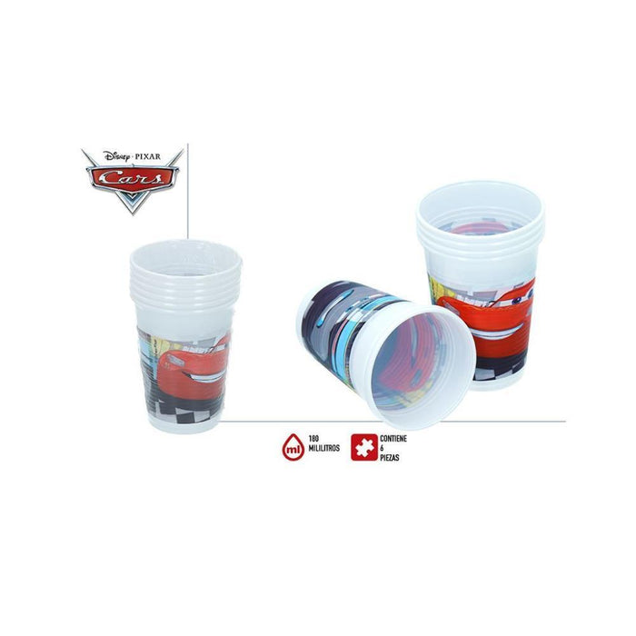 6 Copos para Festa Disney Cars