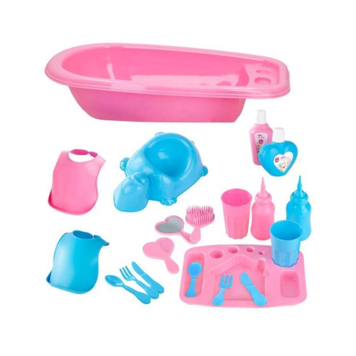 Banheira e Acessórios CB Toys Cuidados para Bonecas 20 Peças
