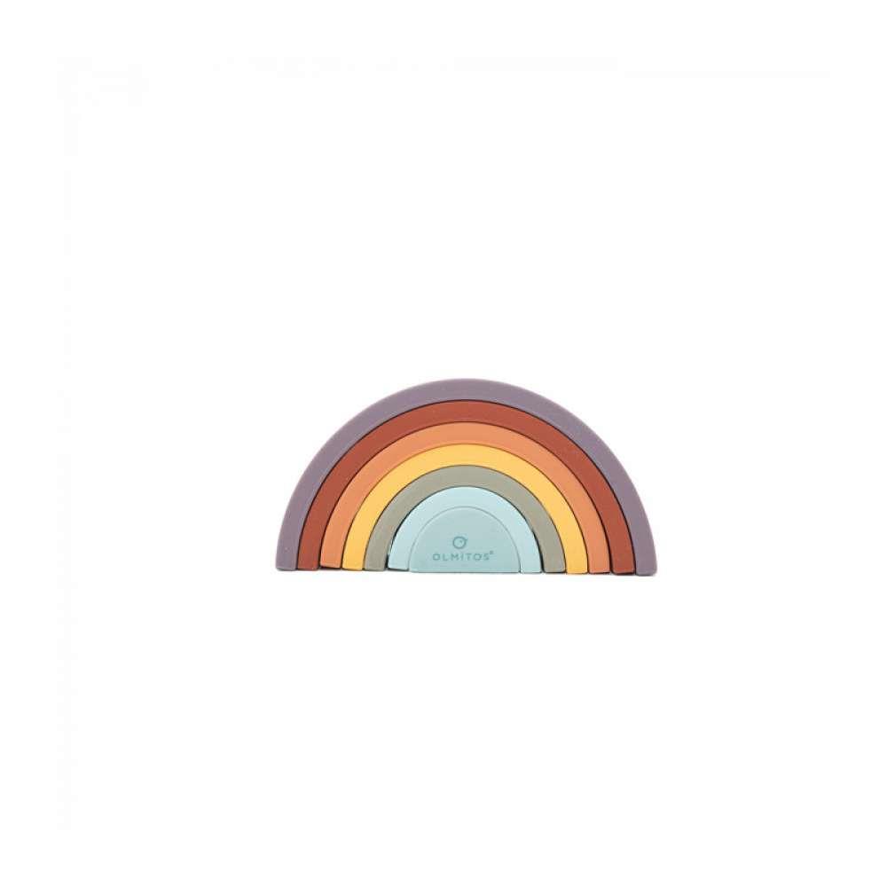 Arcoiris apilable de silicona