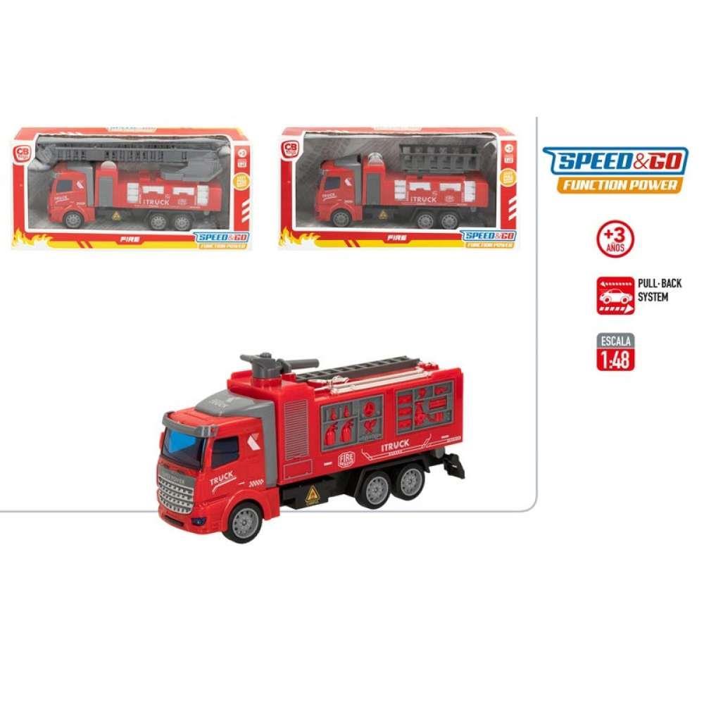 Speed&amp;Go Fire Truck 1:48
