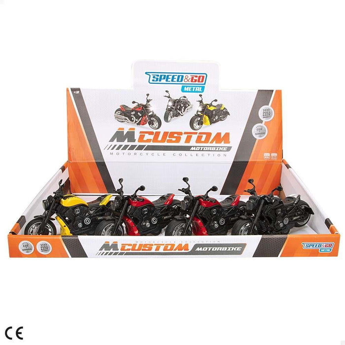 Mota em Metal Speed&Go com Som e Luz 1:12