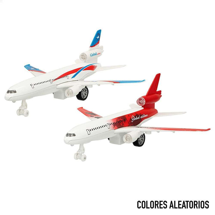 Avión de metal con sonido y luz 1:320