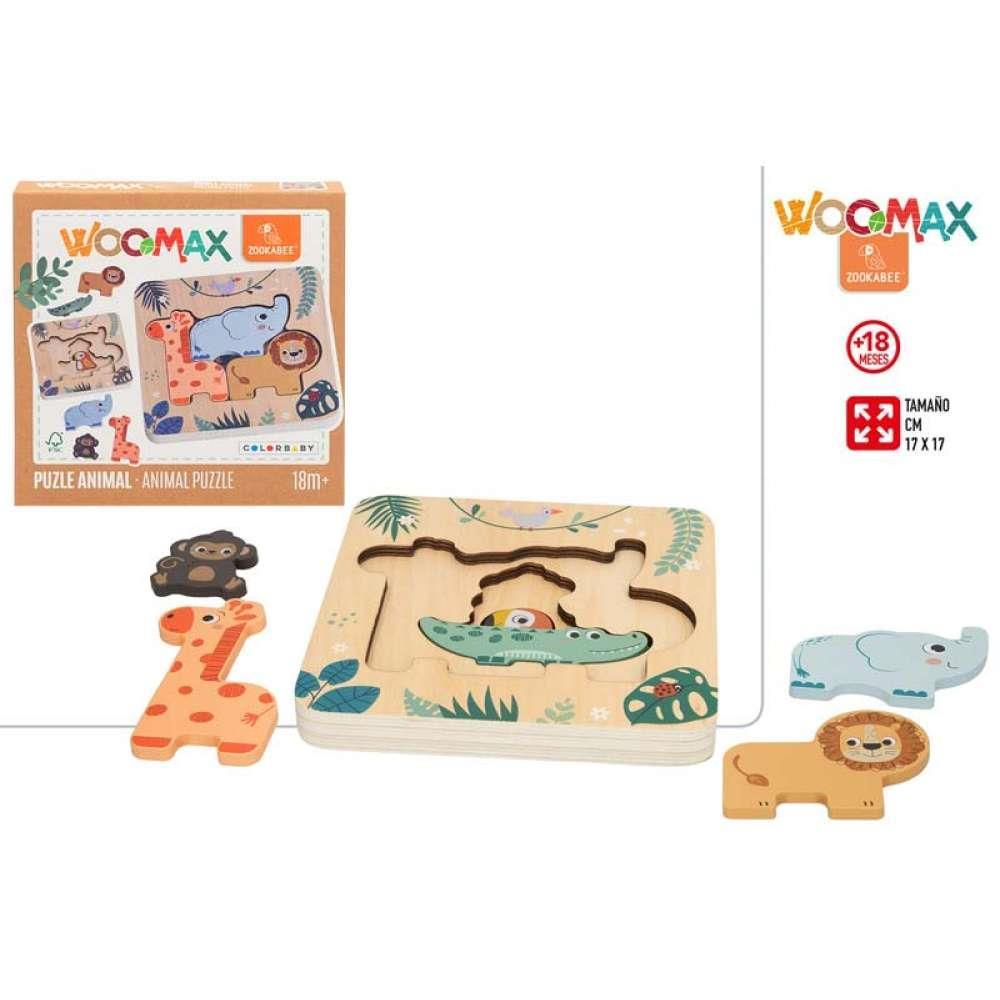 Zookabee Layered Puzzle Jungle Animals Wood