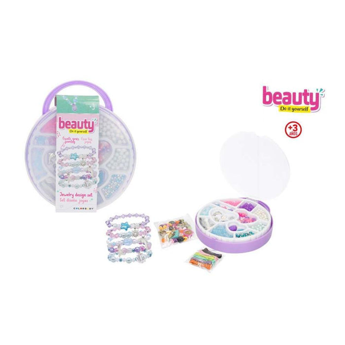 Mala Redonda com Missangas Beauty DIY para criar Jóias