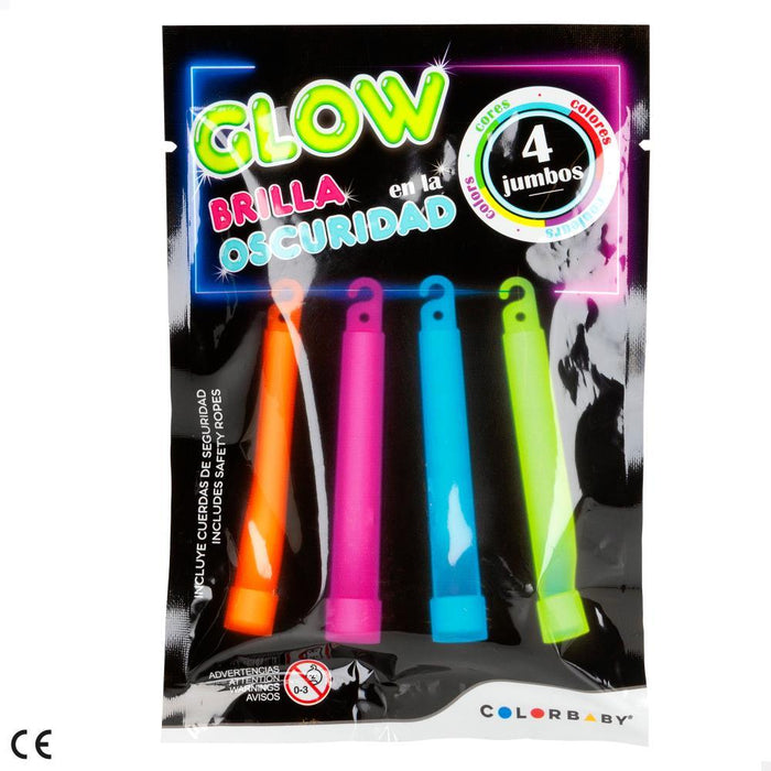 Conjunto de 4 Sticks que Brilham no Escuro