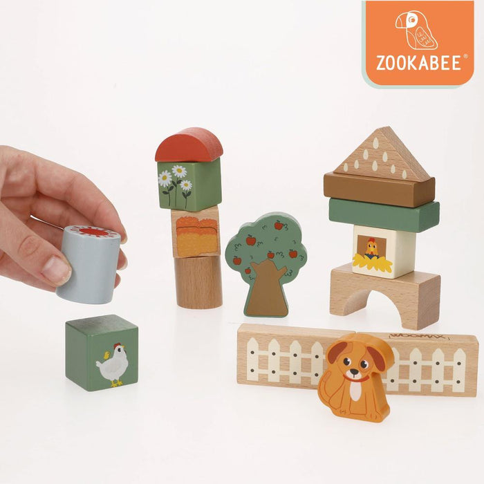 36 Blocos e Animais da Quinta em Madeira