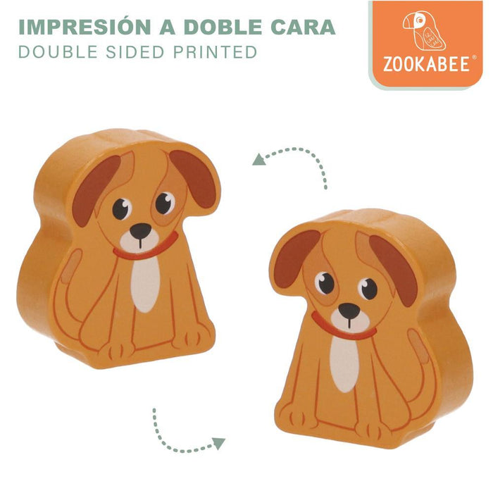 36 Blocos e Animais da Quinta em Madeira