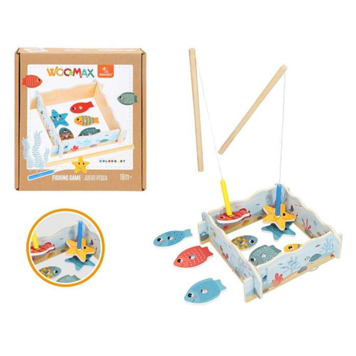Jogo de Pesca Magnético em Madeira
