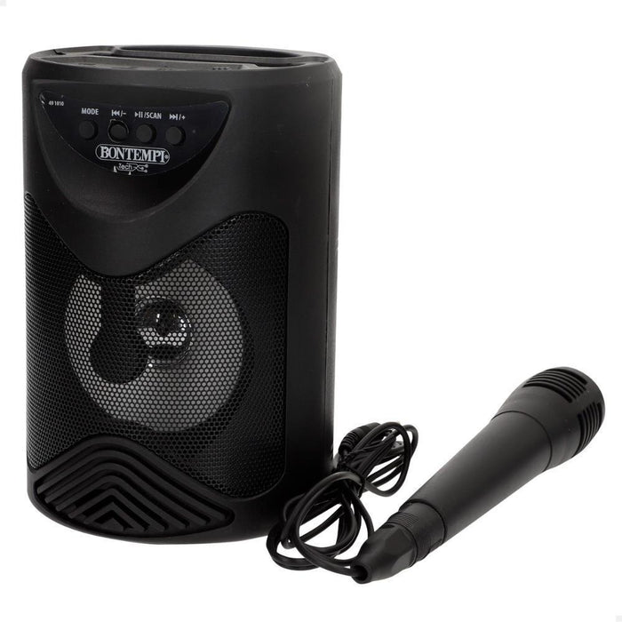 Karaoke Wireless com Microfone e Luz 50W