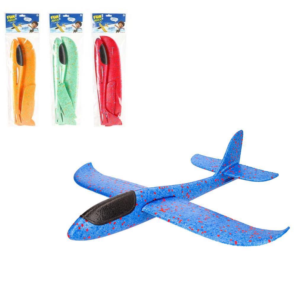 Fun Area Let's Fly Foam Glider Plane 48cm