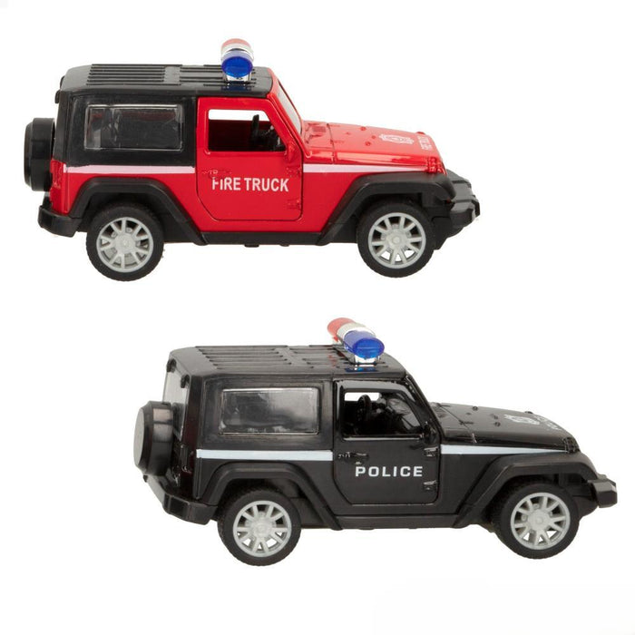 Carro de Emergência Pull Back Metal 11cm