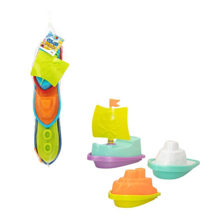 Set 3 Barcos Color Beach 18cm