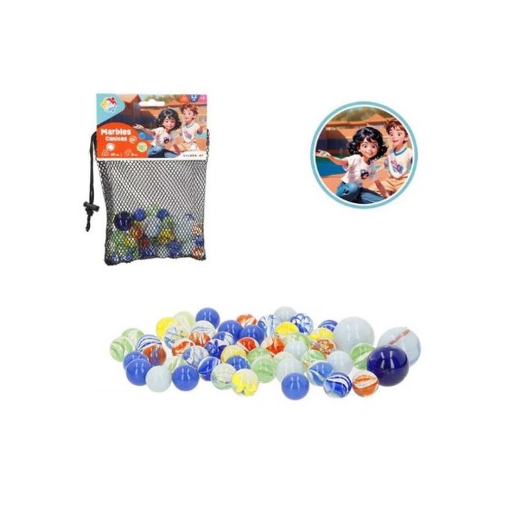 52 canicas con bolsa
