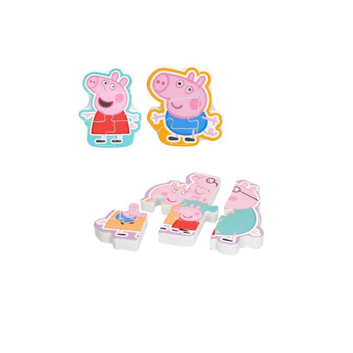 Figura Puzzle em Madeira PeppaPig