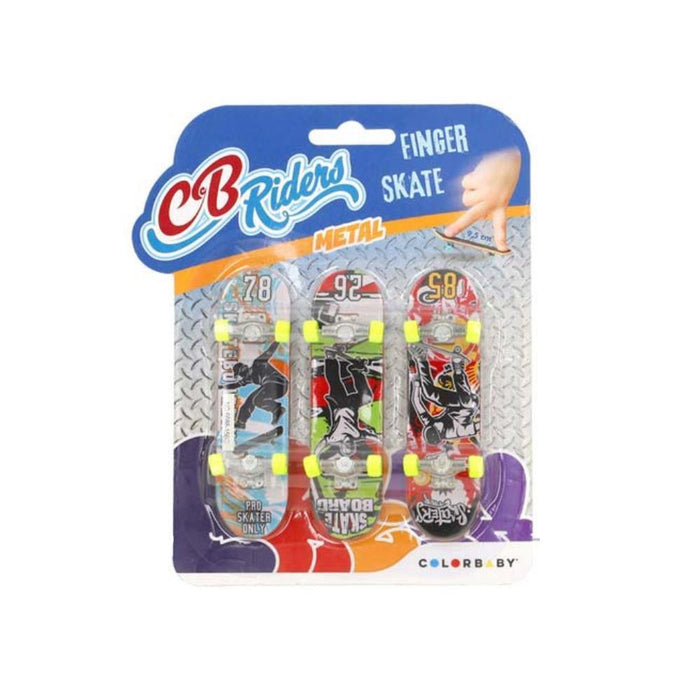 3 Skates de Dedo CB Riders Metal