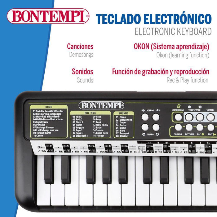 Orgão Eletrônico Bontempi 37 Teclas
