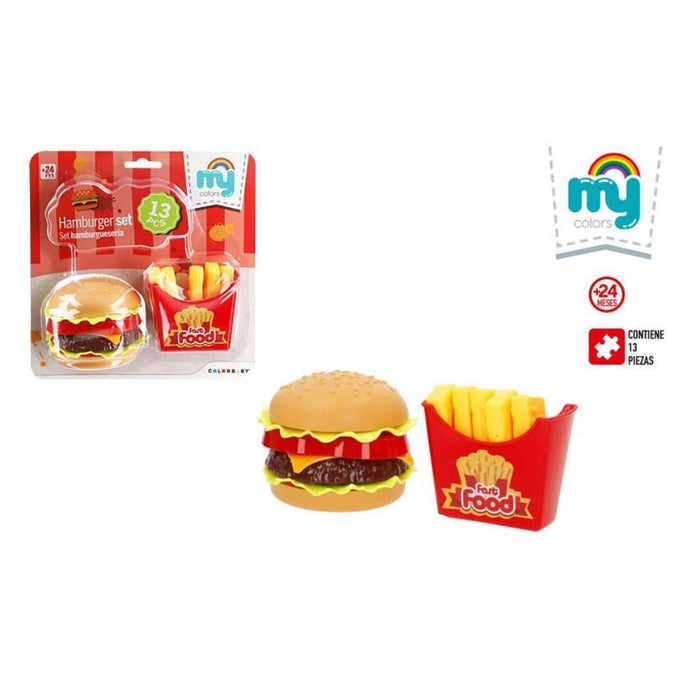 Hamburguer com Batatas Fritas My Home 13 Peças