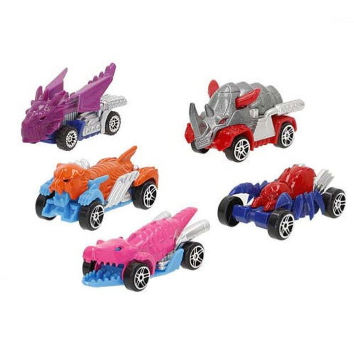 Pack 5 Carros em Metal Monster 7cm