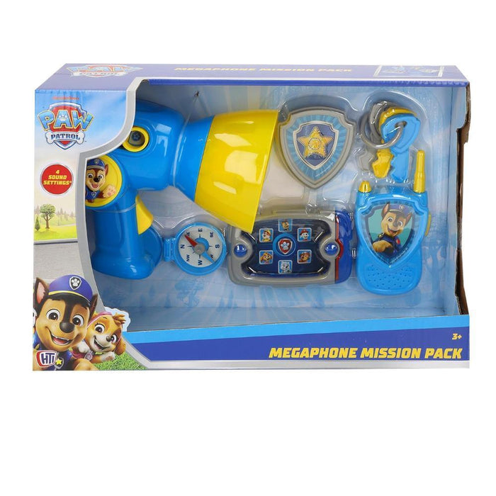 Chase Mission Set Megafone com 5 Acessórios Patrulha Pata