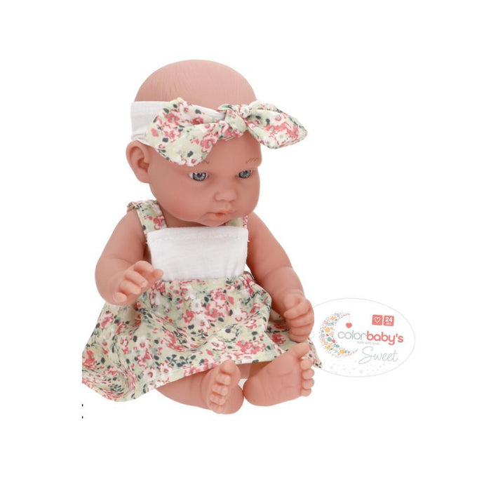 Boneca Colorbaby Sweet Bebé com Vestido 26cm