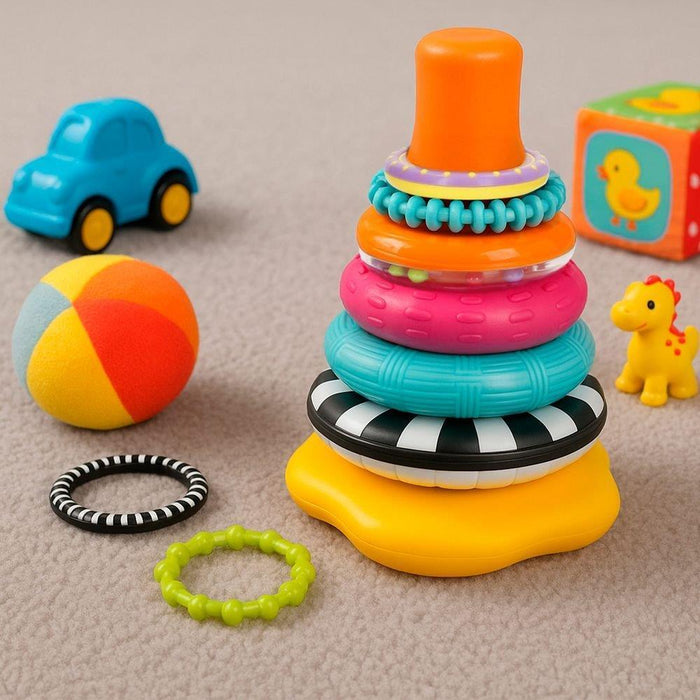 WinFun Pirâmide de Argolas Sensorial para Empilhar