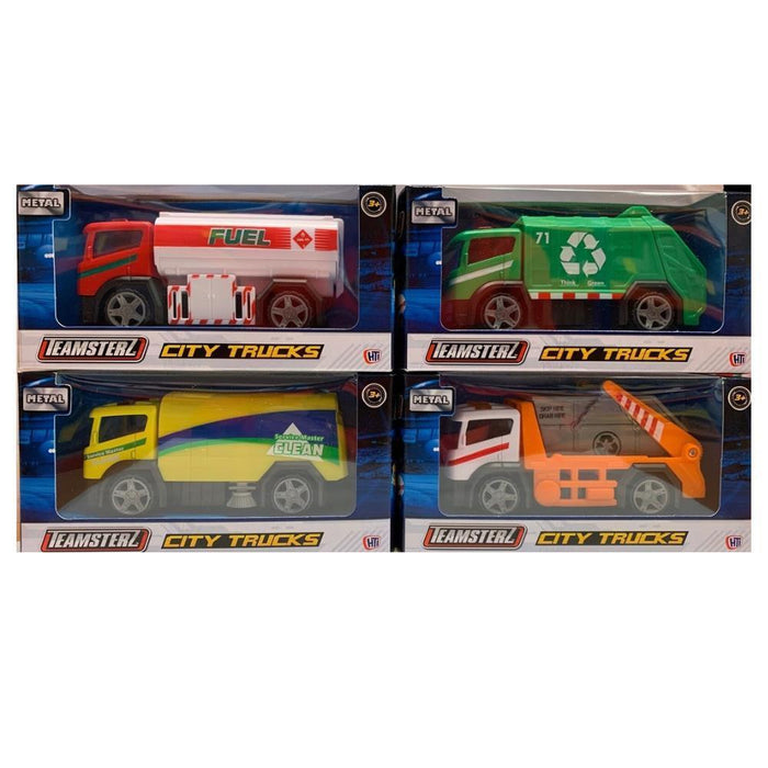 Camião em Metal Teamsterz City Truck 10 cm