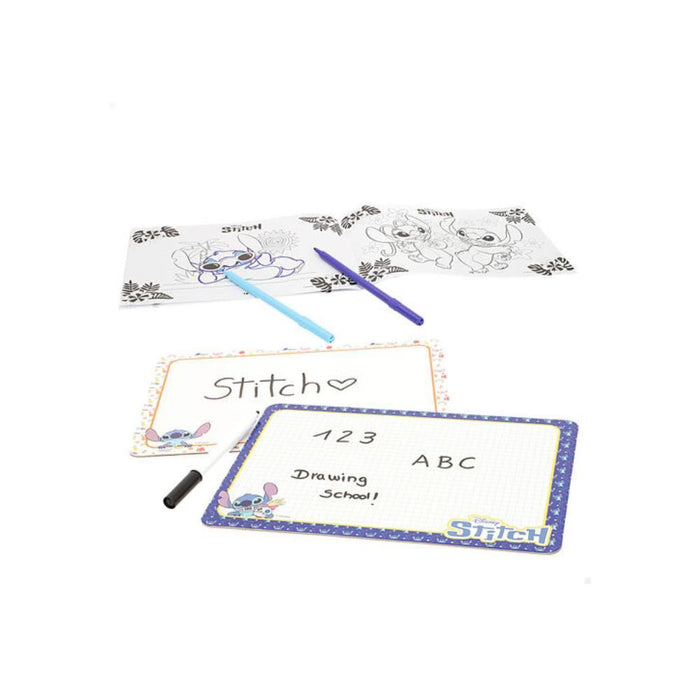 Escola de Desenho Disney Stitch com Conjunto de Papelaria