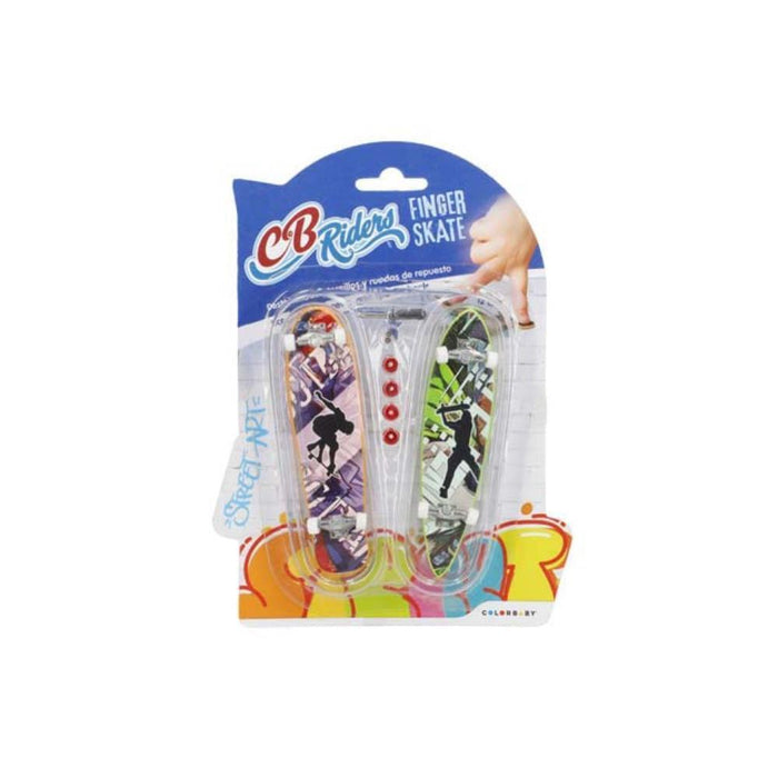 2 Skates de Dedo CB Riders Street Art 12cm