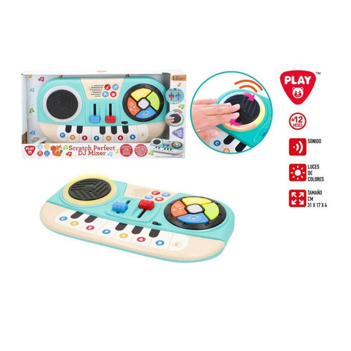 DJ Mixer e Teclado Eletrónico Playgo 31 cm