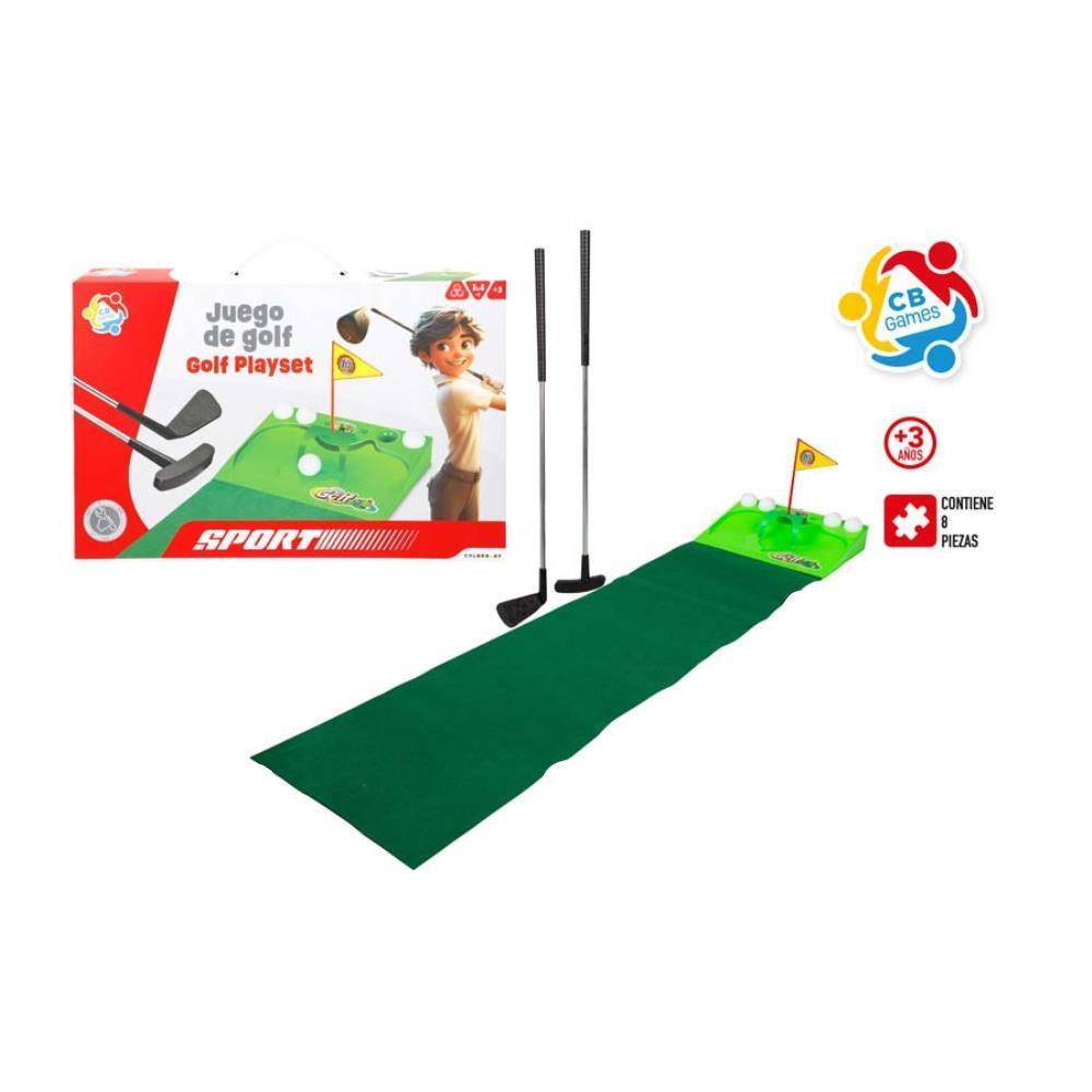Jogo Mini Golfe CB Games com 2 Tacos e 4 Bolas