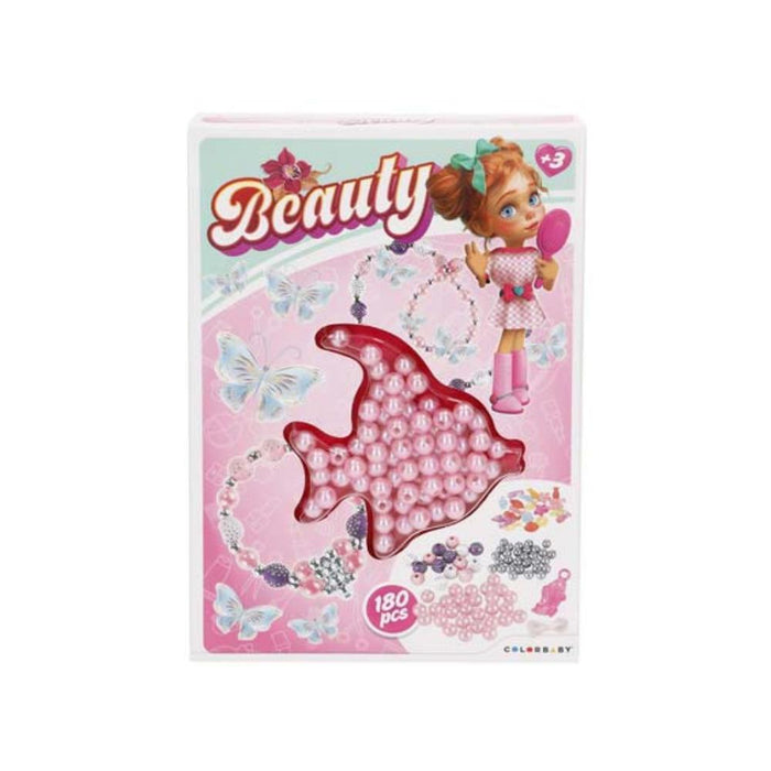 Conjunto de Colares My Beauty com Contas e Pérolas 180 Peças