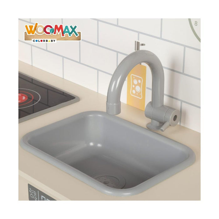 Cozinha em Madeira Woomax com Luz e Som