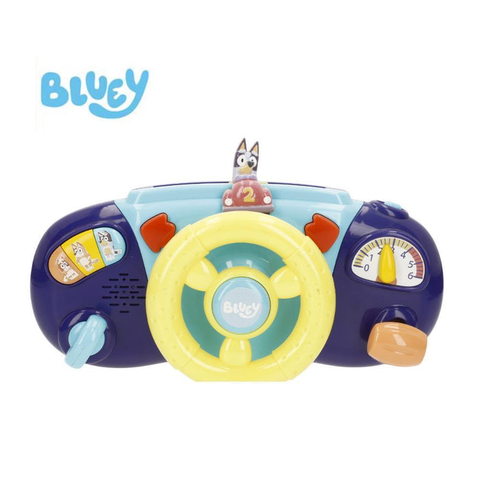Volante com Atividades para Carrinho Bluey com Luz e Som