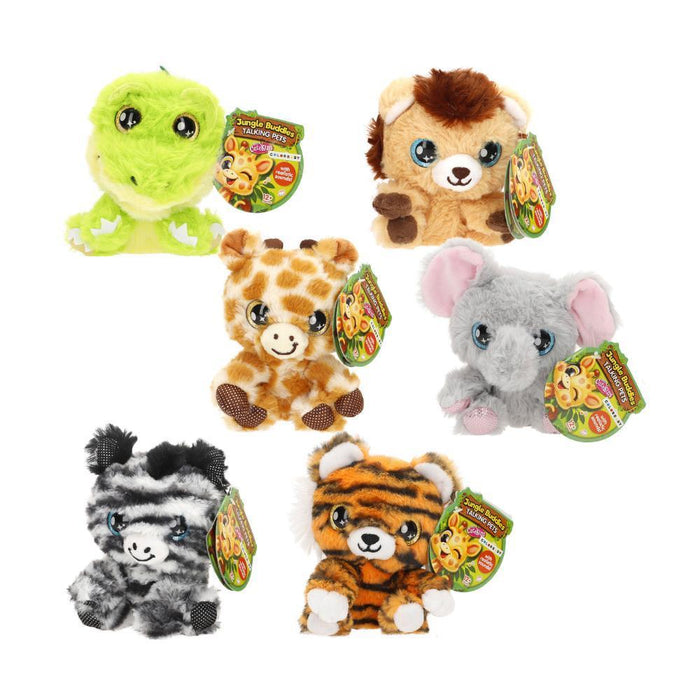 Peluche Cutekins Jungle Buddies com Som 12 cm