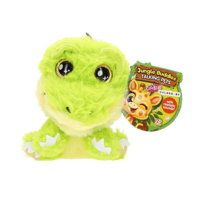 Peluche Cutekins Jungle Buddies com Som 12 cm