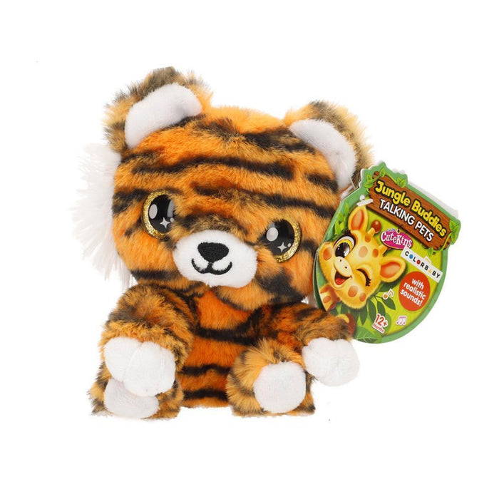Peluche Cutekins Jungle Buddies com Som 12 cm