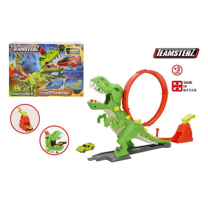 Pista Beast Machines T-Rex Twister com Lançador