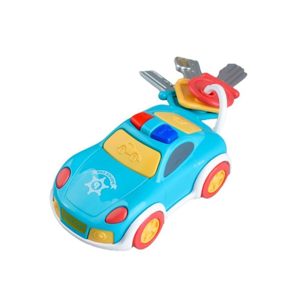 Coche con llaves y luz
