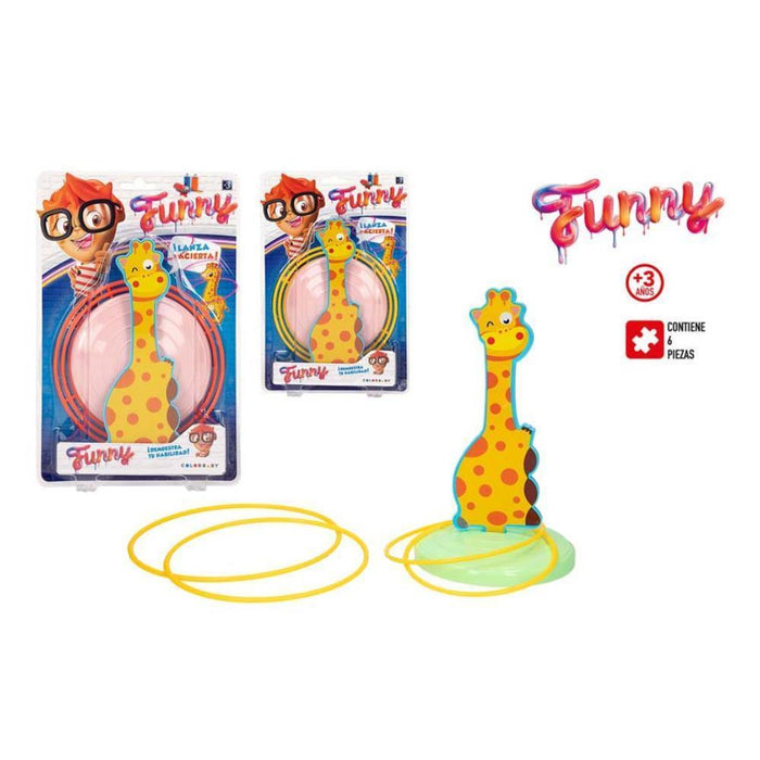 Jogo de Lançar Argolas na Girafa Funny