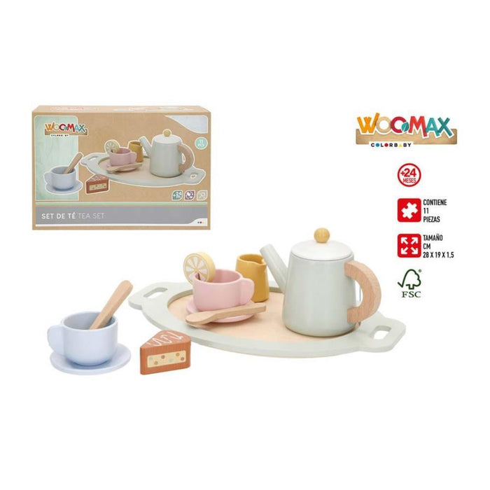 Set de Chá Woomax em Madeira