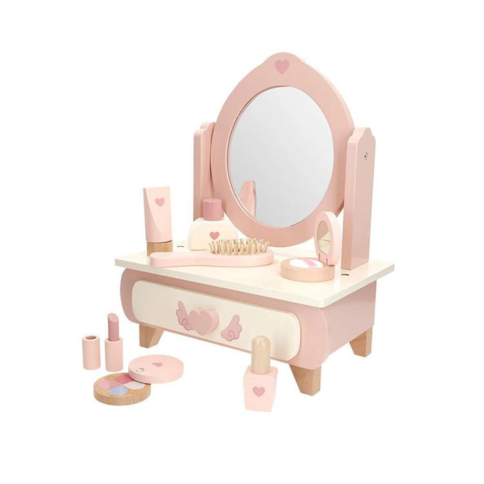 Toucador Pequeno com Acessórios Woomax Madeira Rosa