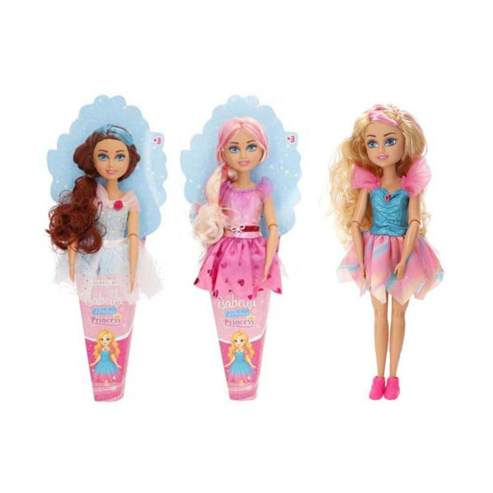 Boneca  Princesa Isabella com Cone 30 cm