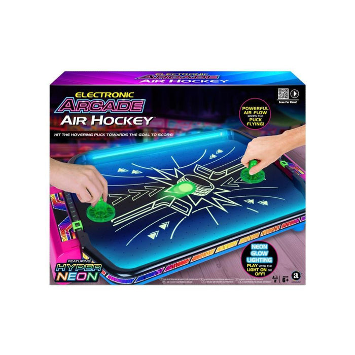 Jogo de Mesa Eletrónico Ambassador Arcade Air Hockey Neon 49 cm