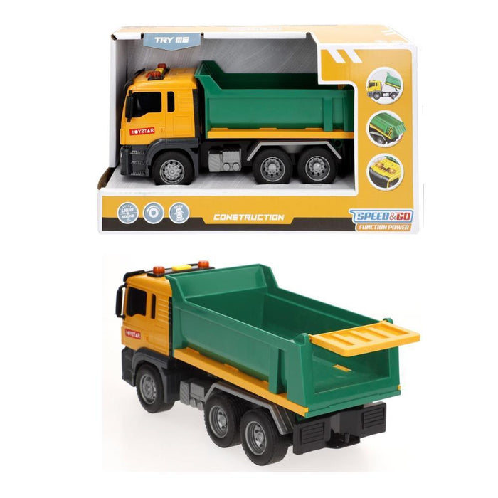 Autocarro City Service Speed & Go com Luz e Som 1:14