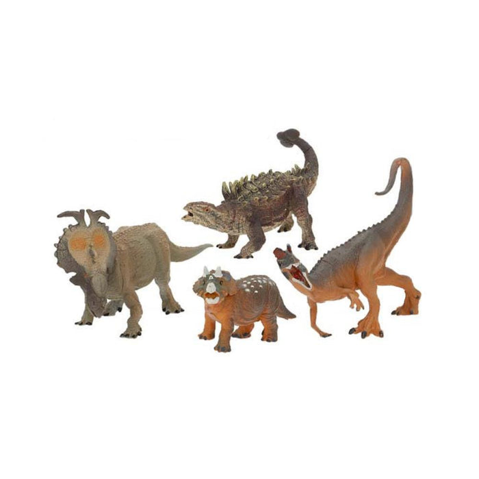 Conjunto de 4 Dinossauros Animal World