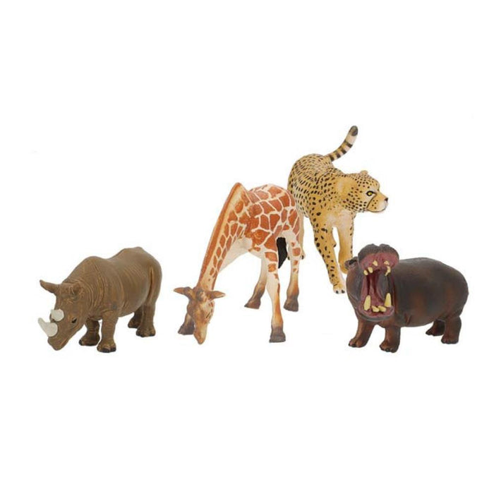 Conjunto de 4 Animais da Selva Animal World