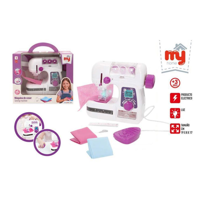 Mini Máquina de Costura My Home com Luz