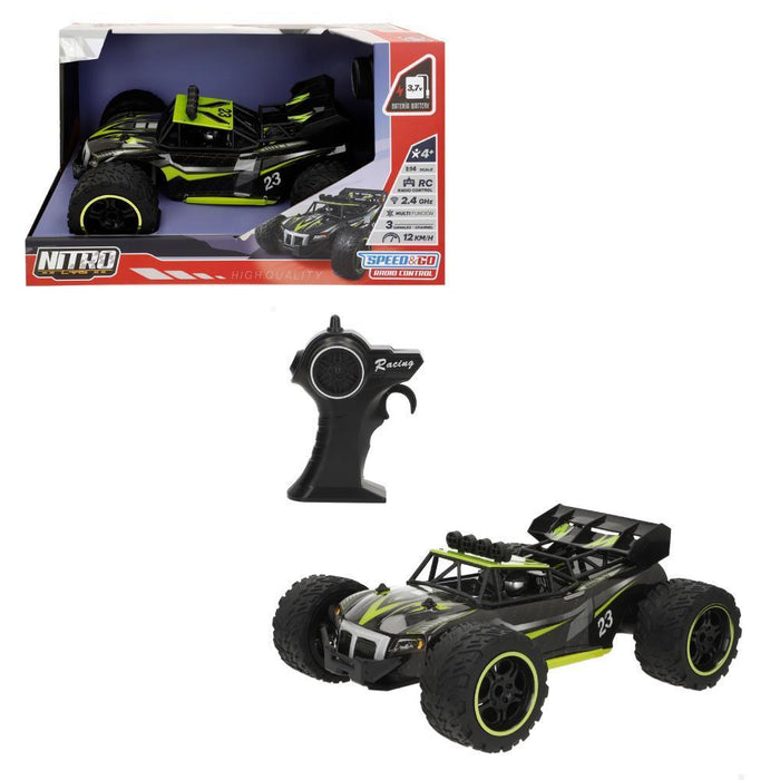 Carro Telecomandado RC Speed&Go Nitro TT com Bateria 1:14